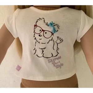 My American Girl Doll COCONUT CUTIE Outfit Top  Only 2014 Replacement READ